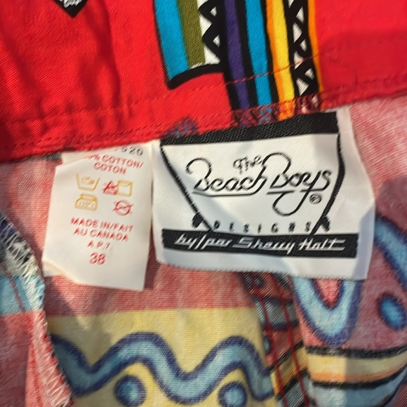 Vintage 1986 "The Beach Boys 25th Anniversary" Sherry Holt Shorts - Picture 4 of 5